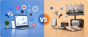 Digital markedsføring vs. tradisjonell markedsføring